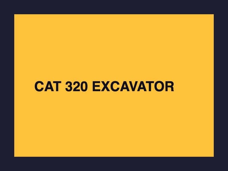2022 CAT 320 Next Gen Excavator — photo 1